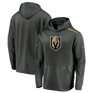 Vegas Golden Knights Fanatics Branded Authentic Pro Rinkside Pullover Hoodie – Gray