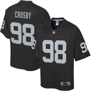 NFL Pro Line Maxx Crosby Las Vegas Raiders Black Big & Tall Player Jersey