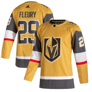 Adidas Marc-Andre Fleury Vegas Golden Knights Gold 2020/21 Alternate Authentic Player Jersey