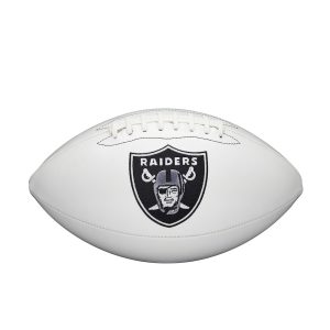 Las Vegas Raiders Unsigned White Panel Collectible Football