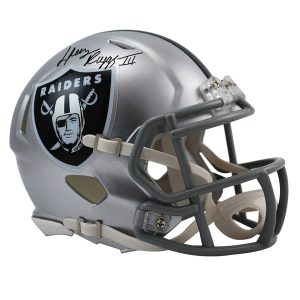 Henry Ruggs III Las Vegas Raiders Autographed Riddell Speed Mini Helmet