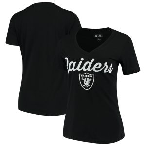 Las Vegas Raiders Women’s Post Season V-Neck T-Shirt