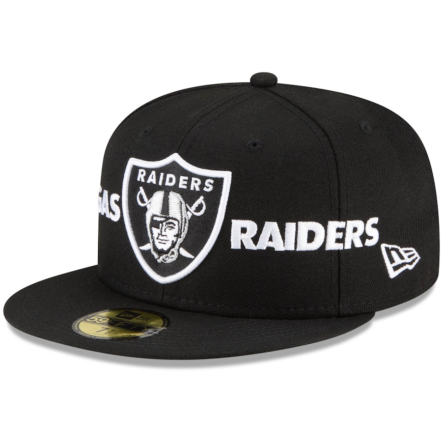 New Era Las Vegas Raiders Black Doubled 59FIFTY Fitted Hat – VEGAS ...