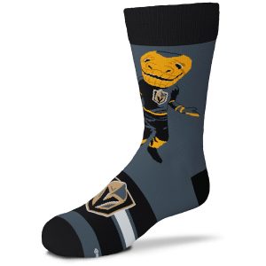 Vegas Golden Knights For Bare Feet Youth Mascot Madness Crew Socks
