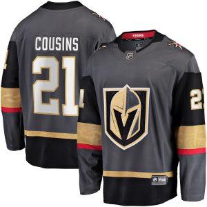 Nick Cousins Vegas Golden Knights Fanatics Branded Breakaway Home Player Jersey – Gray