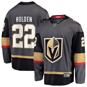 Nick Holden Vegas Golden Knights Fanatics Branded Home Breakaway Player Jersey – Black