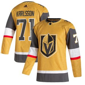 William Karlsson Vegas Golden Knights adidas 2020/21 Alternate Authentic Player Jersey – Gold