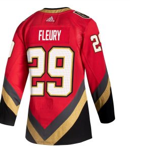 Marc-Andre Fleury Vegas Golden Knights adidas 2020/21 Reverse Retro Authentic Player Jersey – Red